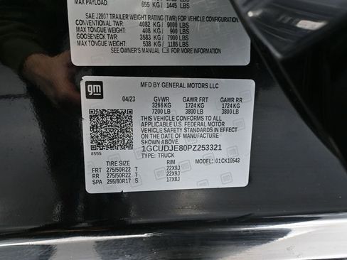 Used 2023 Chevrolet Silverado 1500 High Country w/ High Country Premium Package AWD/4WD image 58