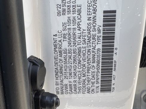 Used 2022 Honda Pilot EX-L image 42