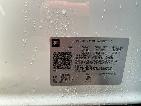 Certified 2022 Cadillac XT5 Premium Luxury w/ LPO, Floor Liner Package image 39