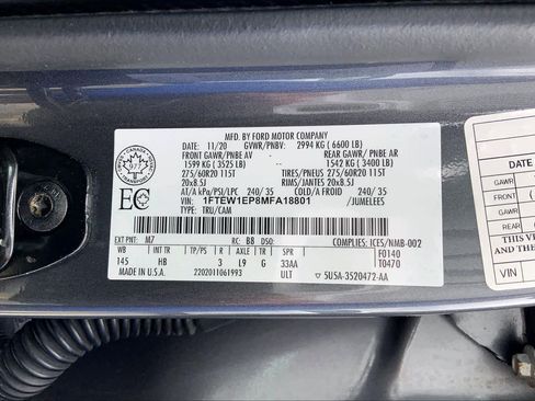 Used 2021 Ford F150 Lariat w/ Equipment Group 502A High image 32