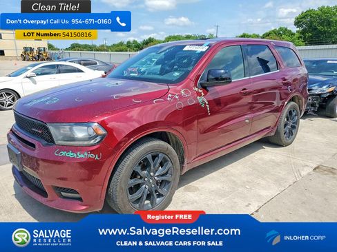 Used 2020 Dodge Durango GT w/ Blacktop Package AWD/4WD image 1