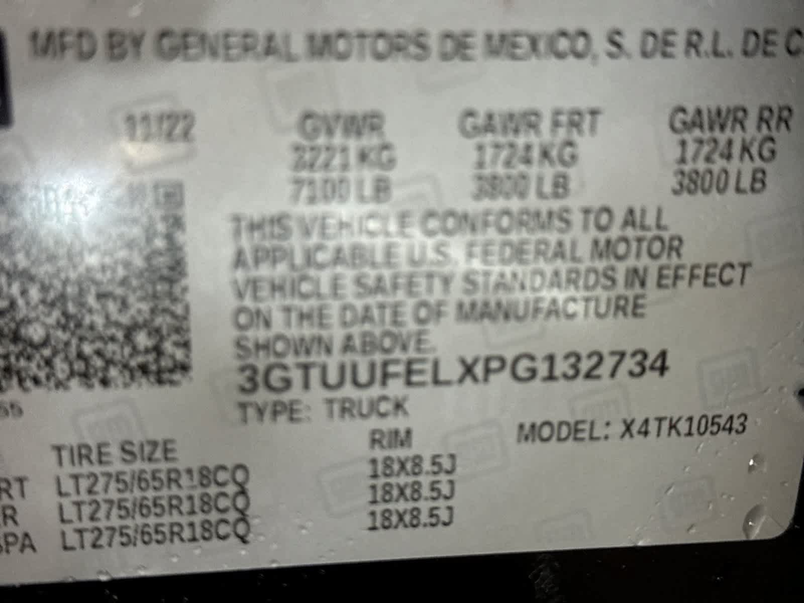 Used 2023 GMC Sierra 1500 AT4X AWD/4WD image 40