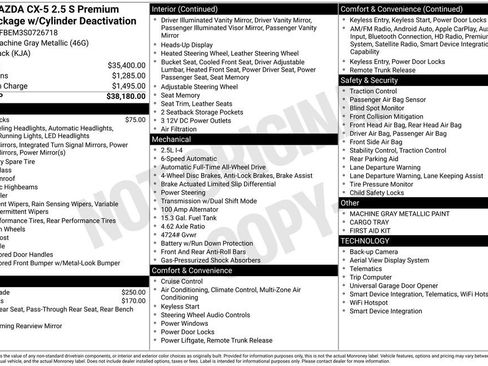 New 2025 MAZDA CX-5 AWD 2.5 S w/ Premium Plus Pkg image 36