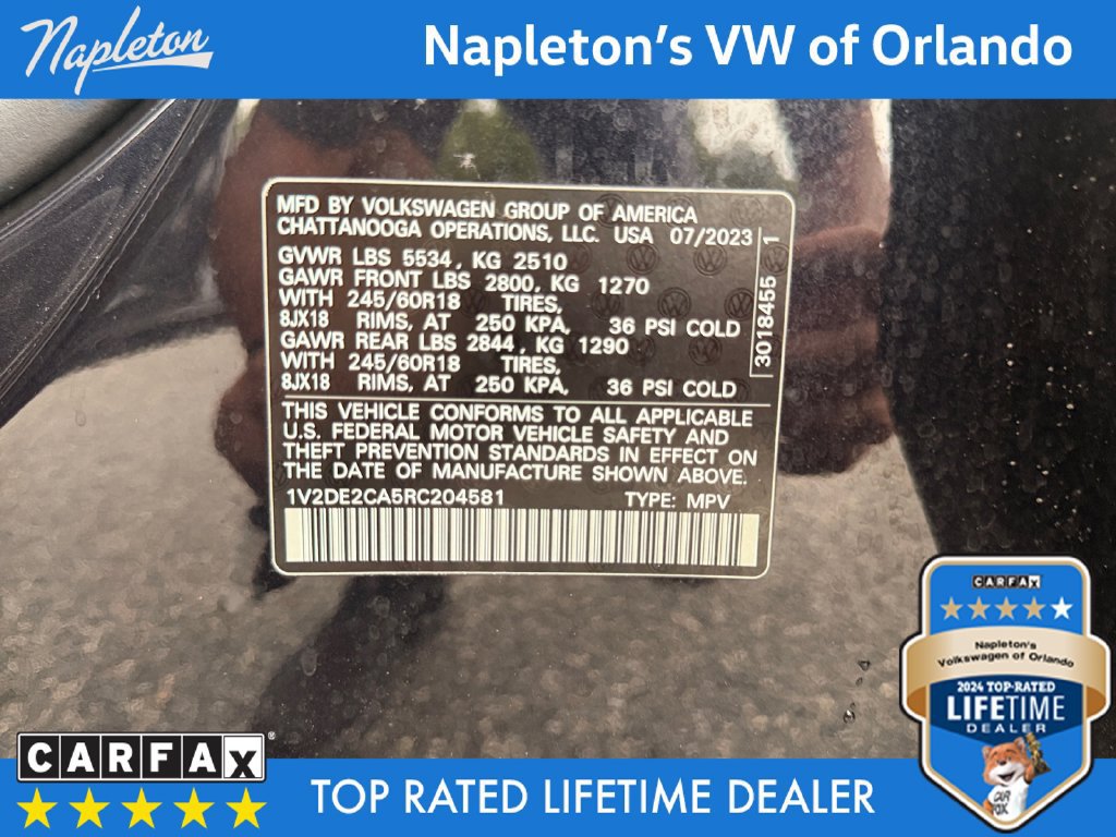 Used 2024 Volkswagen Atlas Cross Sport SE FWD image 37
