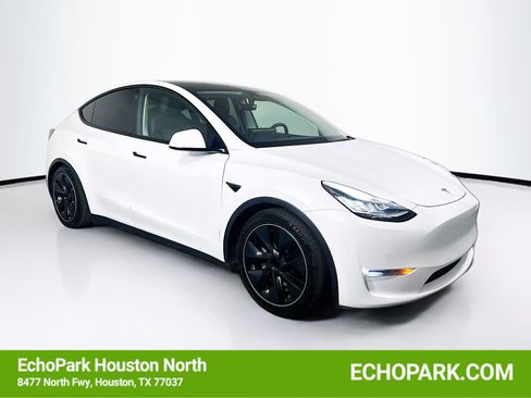 Used 2021 Tesla Model Y Long Range AWD/4WD image 1