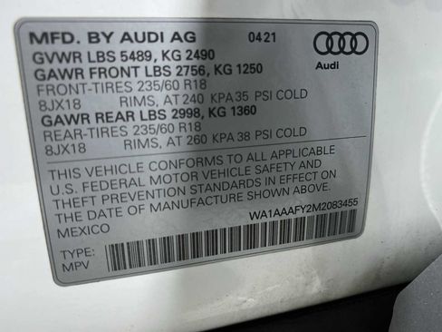 Used 2021 Audi Q5 2.0T Premium w/ Convenience Package AWD/4WD image 21