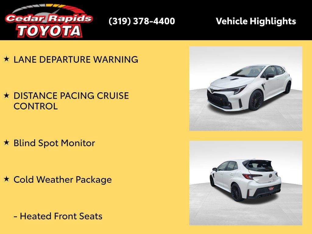 Certified 2023 Toyota Corolla GR w/ Performance Package AWD/4WD image 24