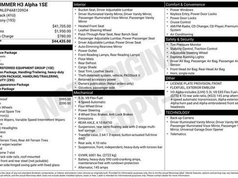 Used 2010 HUMMER H3 Alpha AWD/4WD image 2
