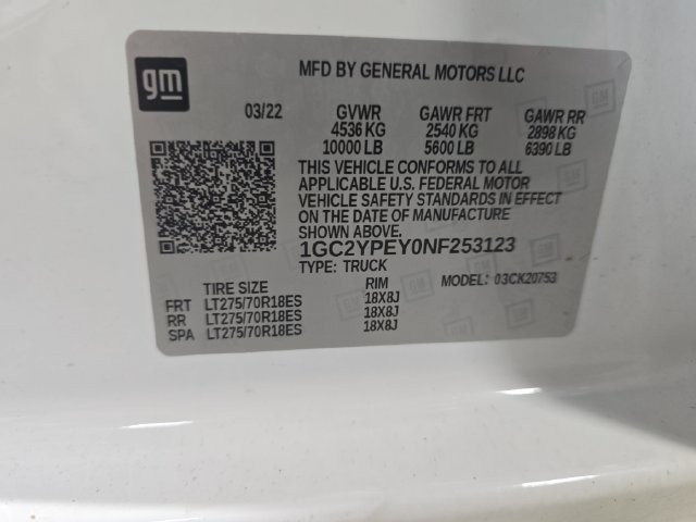 Used 2022 Chevrolet Silverado 2500 LTZ w/ Safety Package AWD/4WD image 35