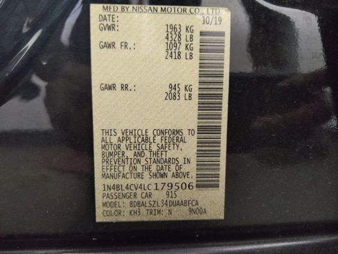 Used 2020 Nissan Altima 2.5 SR w/ Premium Package FWD image 32