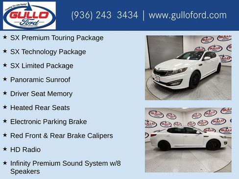 Used 2013 Kia Optima SX w/ Limited Pkg image 10