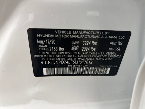 Used 2020 Hyundai Elantra SE w/ Convenience Package (C2) FWD image 33