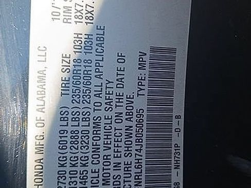 Used 2018 Honda Odyssey EX-L image 13