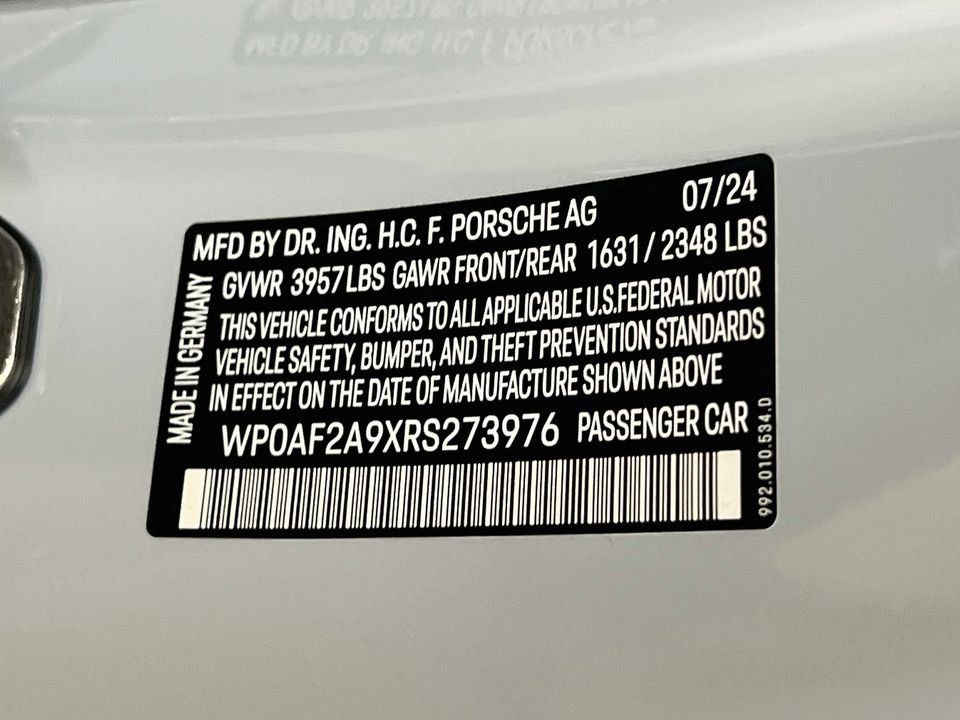 Certified 2024 Porsche 911 GT3 RS RWD image 32