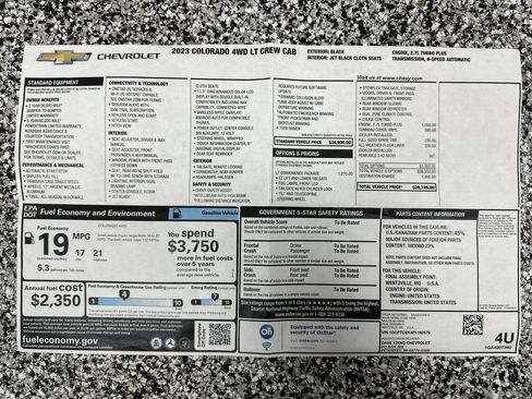 Used 2023 Chevrolet Colorado LT w/ LT Convenience Package AWD/4WD image 50