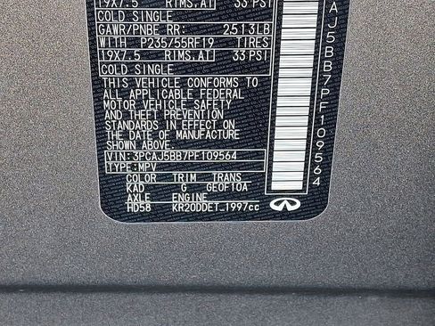 Used 2023 INFINITI QX50 Luxe image 27