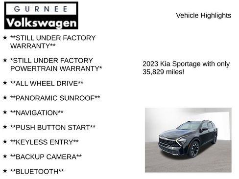 Used 2023 Kia Sportage X-Line w/ X-Line Premium Package AWD/4WD image 7
