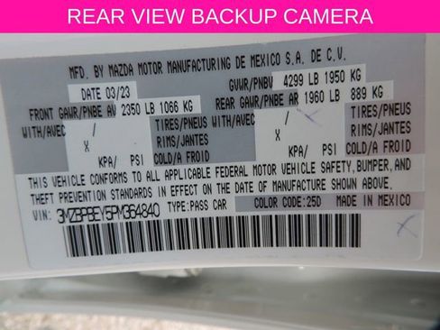 Used 2023 MAZDA MAZDA3 2.5 Turbo Sedan w/Premium Plus image 13