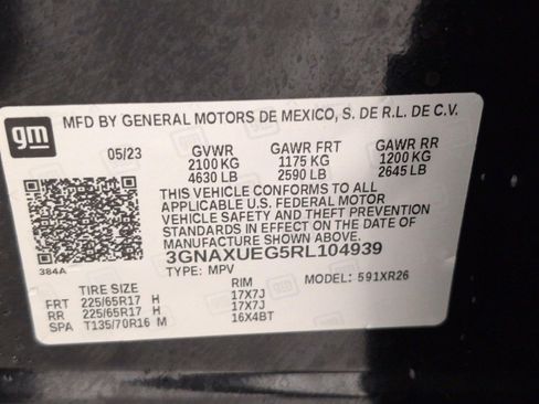 Certified 2024 Chevrolet Equinox LT w/ LPO, Floor Liner Package AWD/4WD image 27