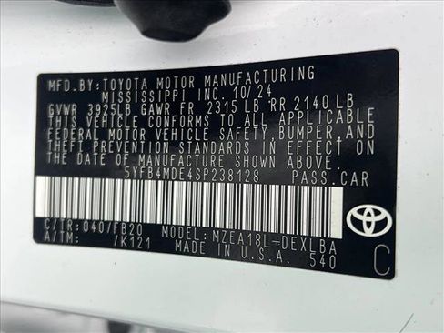 Certified 2025 Toyota Corolla LE image 25