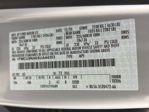 Used 2025 Ford Escape ST-Line Select image 9