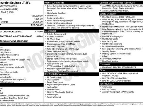 Used 2023 Chevrolet Equinox LT w/ LPO, Floor Liner Package image 5