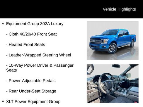 Used 2019 Ford F150 XLT w/ Equipment Group 302A Luxury AWD/4WD image 11