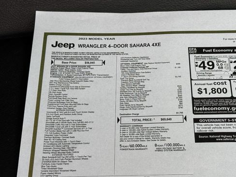 Used 2023 Jeep Wrangler Unlimited Sahara w/ Dual Top Group image 43