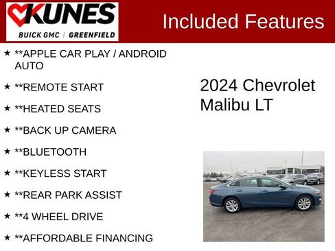 Used 2024 Chevrolet Malibu LT image 2