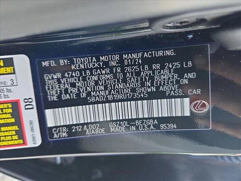 Used 2024 Lexus ES 350 w/ Premium Package FWD image 15