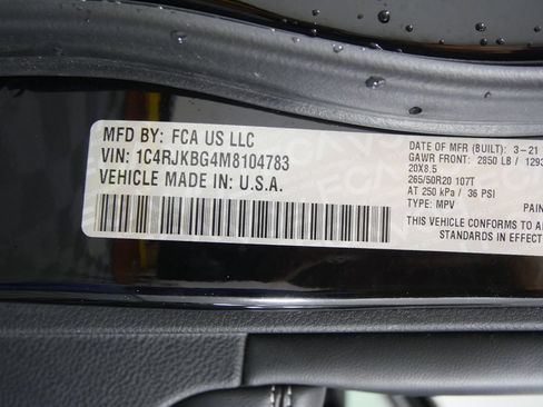 Used 2021 Jeep Grand Cherokee L Limited AWD/4WD image 28