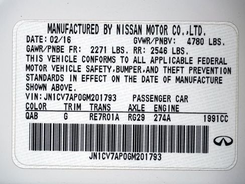 Used 2016 INFINITI Q50 Premium w/ 2.0T Premium Plus Package RWD image 42