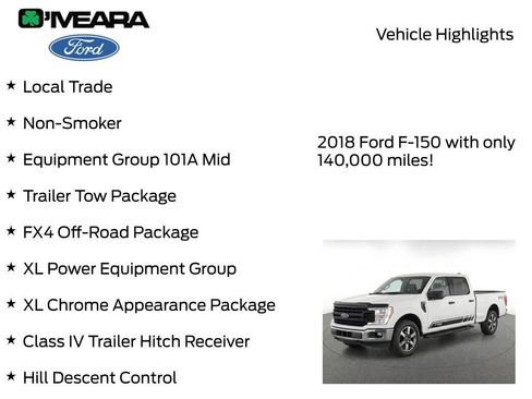 Used 2018 Ford F150 XL w/ Equipment Group 101A Mid AWD/4WD image 8