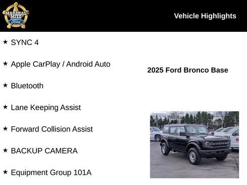 New 2025 Ford Bronco 4-Door AWD/4WD image 2