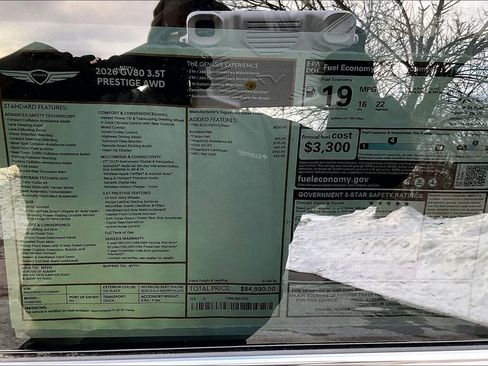 New 2026 Genesis GV80 3.5T Prestige image 14