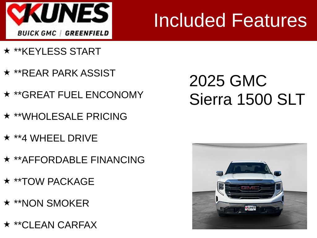 Used 2025 GMC Sierra 1500 SLT AWD/4WD image 3