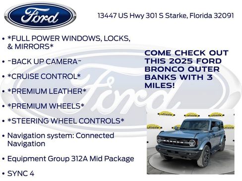 New 2025 Ford Bronco Outer Banks image 10