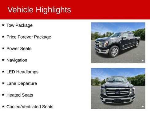 Used 2025 Ford F150 Lariat w/ Equipment Group 501A Mid AWD/4WD image 2