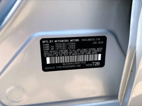 Used 2024 Mitsubishi Mirage ES FWD image 37