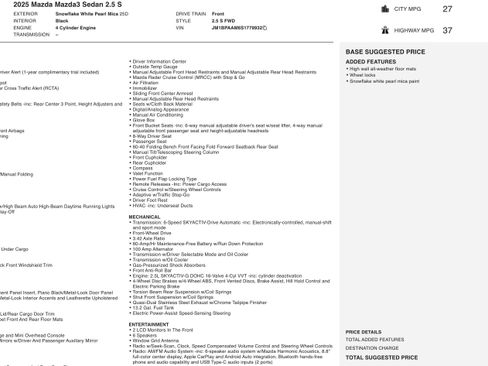 Used 2025 MAZDA MAZDA3 s image 4