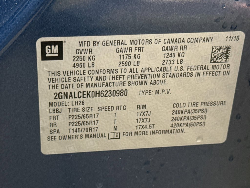 Used 2017 Chevrolet Equinox LT w/ Convenience Package FWD image 30
