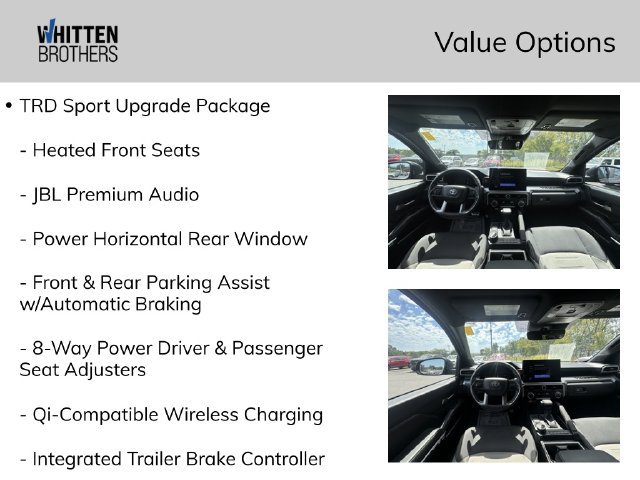 Used 2024 Toyota Tacoma TRD Sport w/ TRD Sport Upgrade Package AWD/4WD image 8