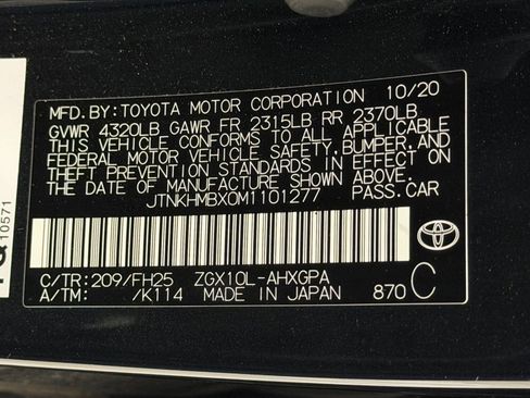 Used 2021 Toyota C-HR Nightshade FWD image 22