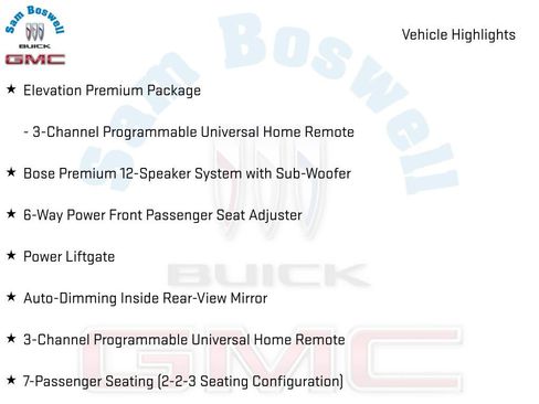 New 2025 GMC Acadia Elevation w/ Elevation Premium Package image 9