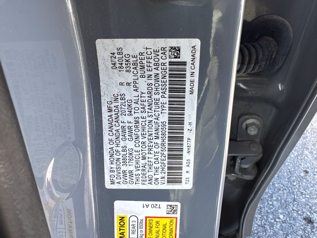 Used 2024 Honda Civic Sport image 14