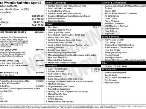 Used 2018 Jeep Wrangler Unlimited Sport S image 5