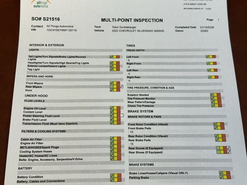 Used 2022 Chevrolet Silverado 3500 W/T w/ Snow Plow Prep/Camper Package image 35