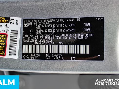 Used 2024 Toyota Grand Highlander AWD image 44