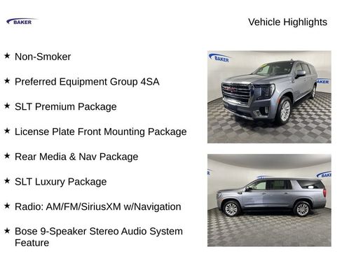 Used 2021 GMC Yukon XL SLT w/ SLT Premium Package AWD/4WD image 4