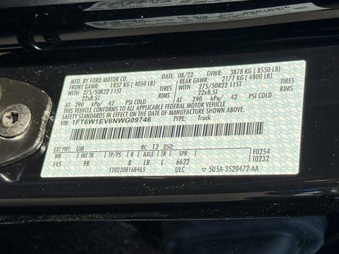Used 2022 Ford F150 Lightning Platinum AWD/4WD image 29